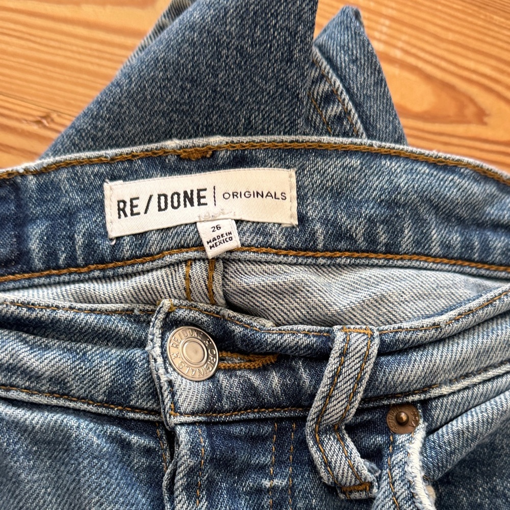 Re/Done Women's Classic Blue Jeans